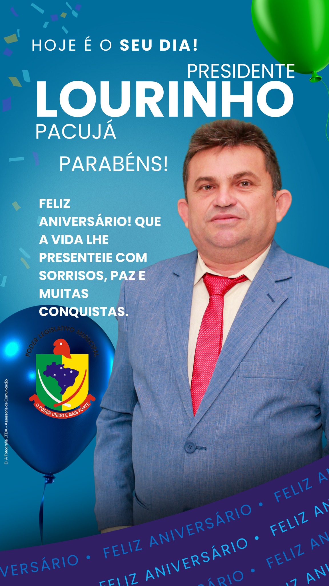 FELIZ ANIVERSÁRIO VEREADOR E PRESIDENTE FRANCISCO ASSIS (LOURINHO) !🎂🎉