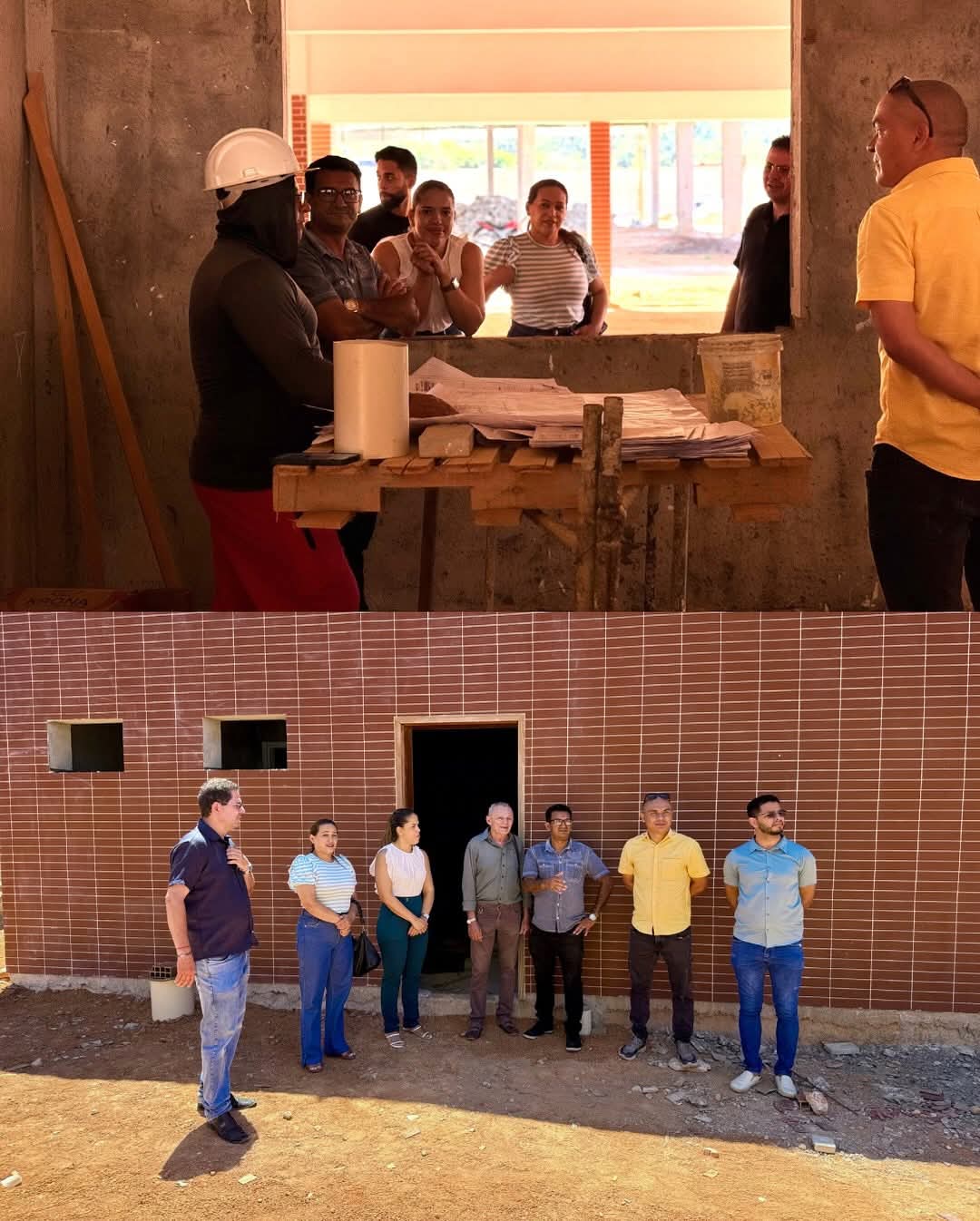 VISITA À OBRA DA NOVA ESCOLA MONSENHOR FURTADO