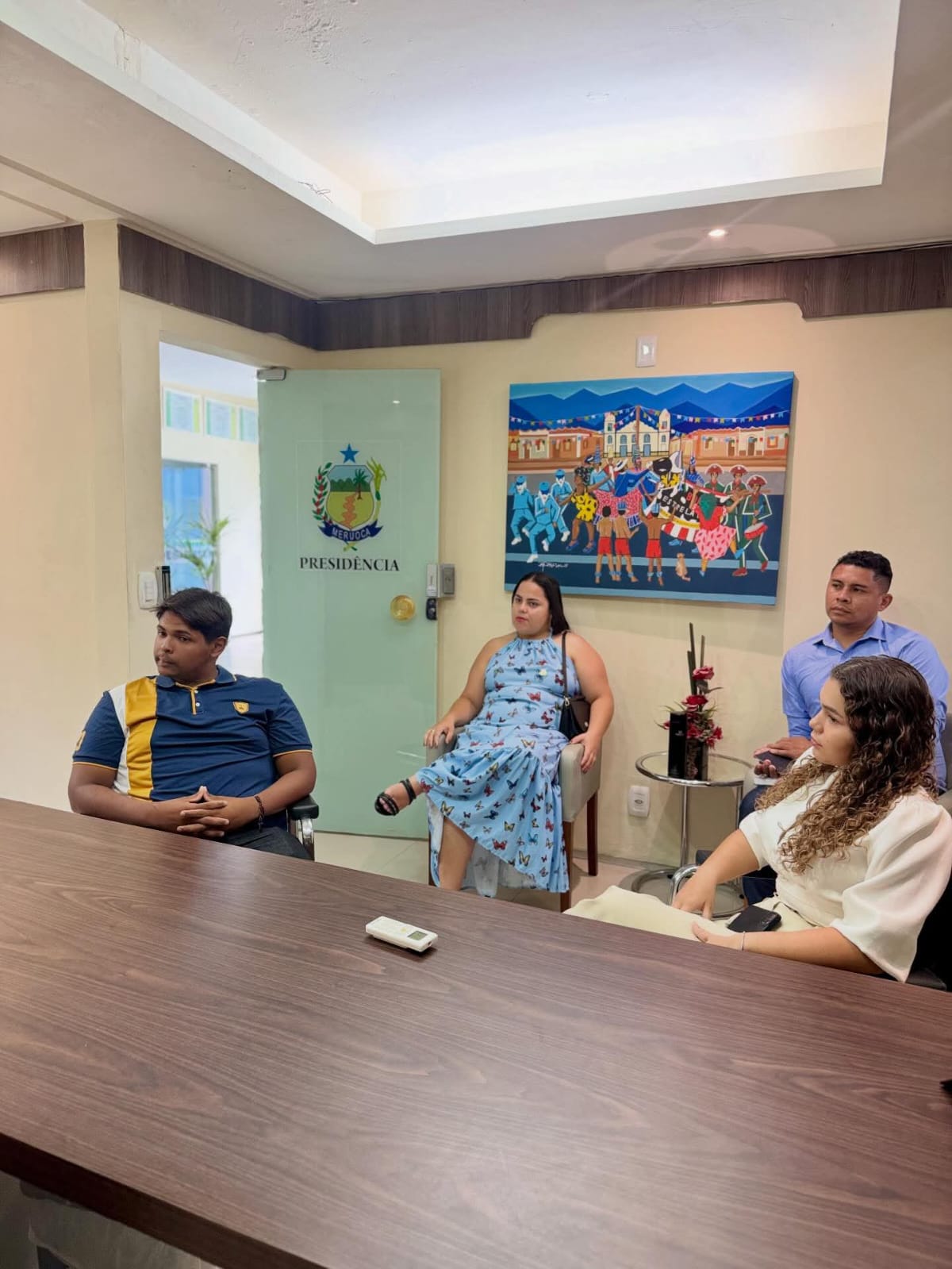 CMM RECEBE VISITA DA EQUIPE DA CÂMARA DE FRECHEIRINHA.