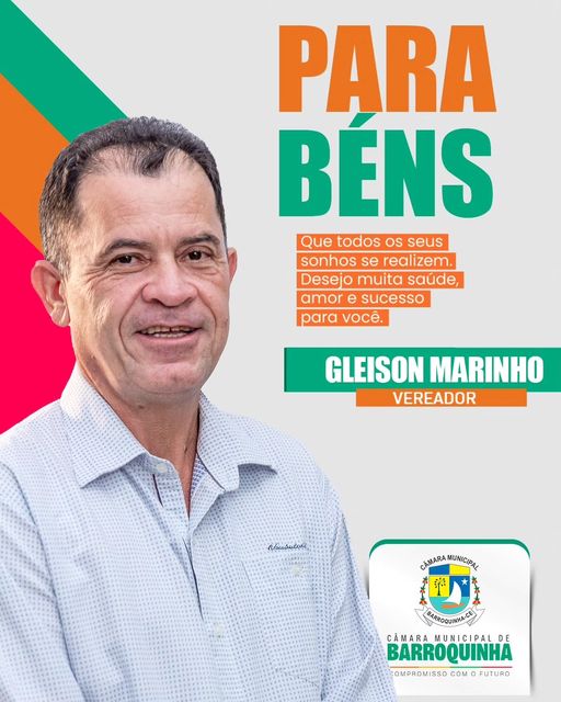 Hoje é dia de celebrar a vida do vereador Gleison Marinho.