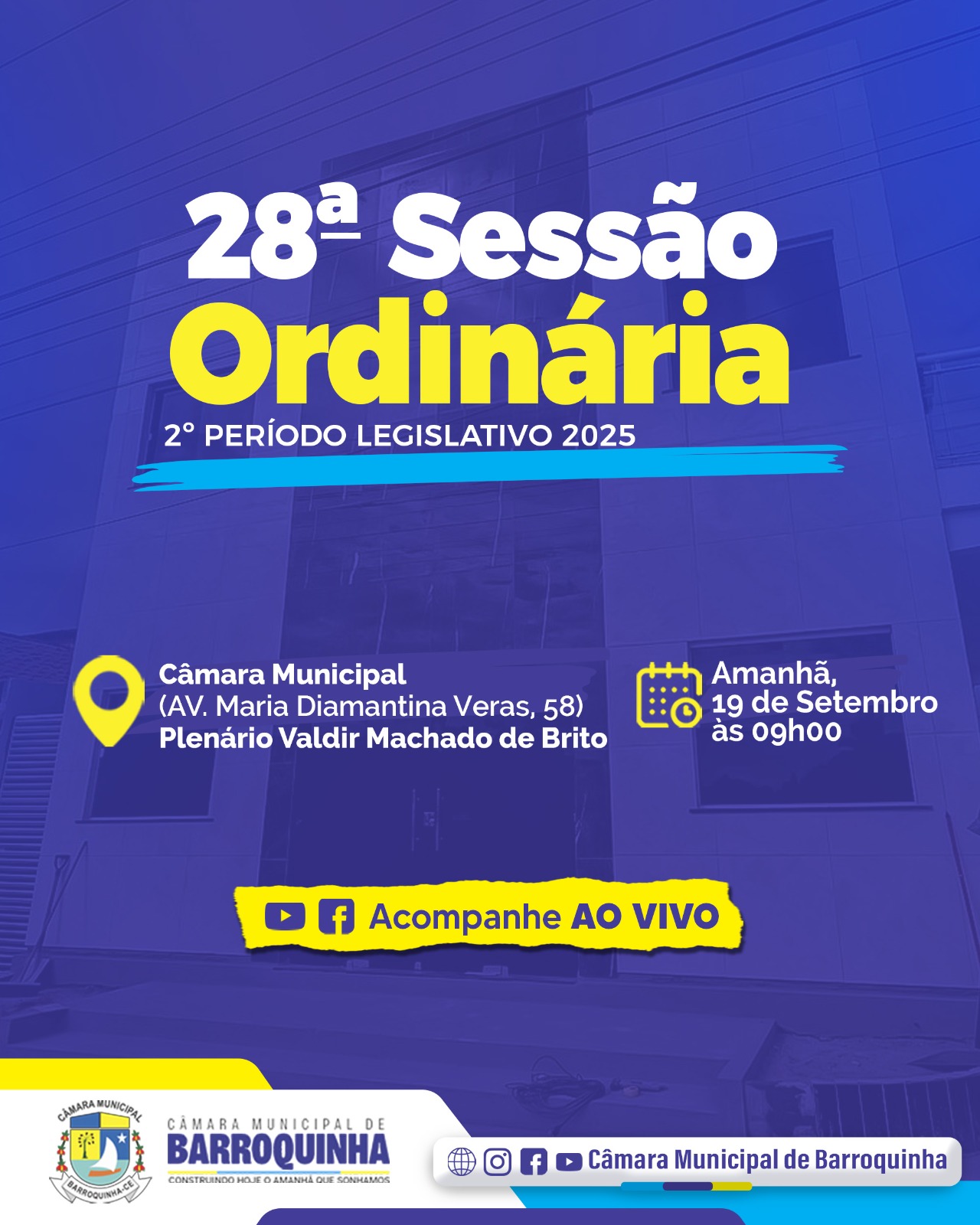 28ª Sessão Ordinária.