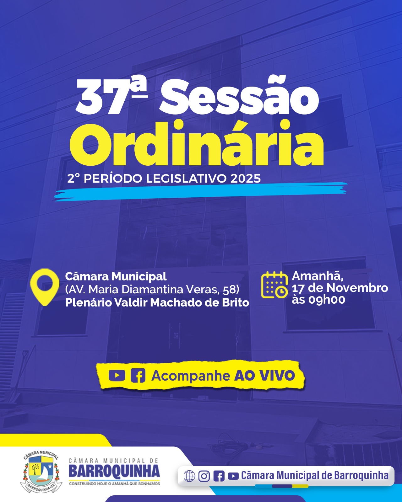 37ª Sessão Ordinária!