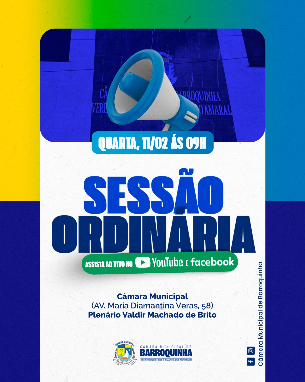 II  Sessão Ordinária de 2026!