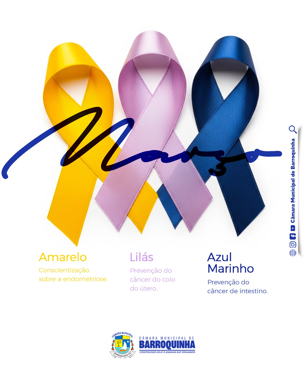 Março é tempo de cuidar, prevenir e amar!