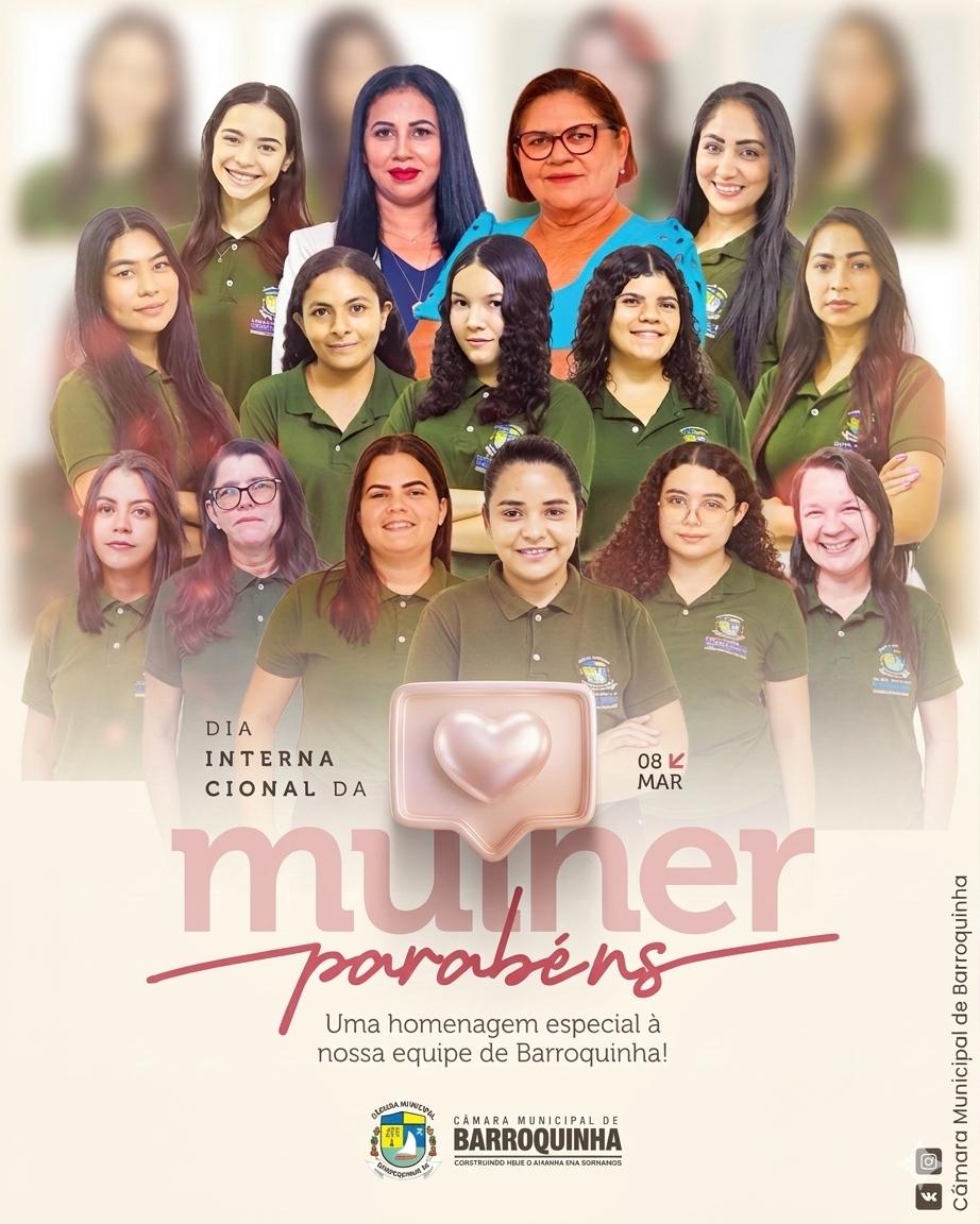 Feliz Dia Internacional da Mulher! 💖🌹