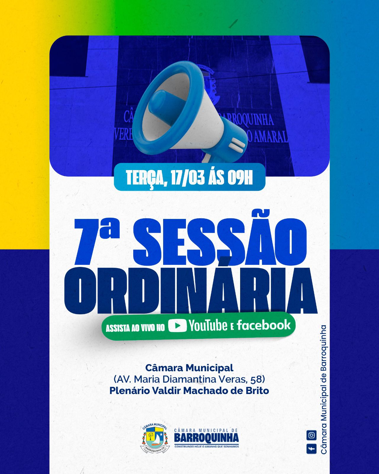 7ª Sessão Ordinária!