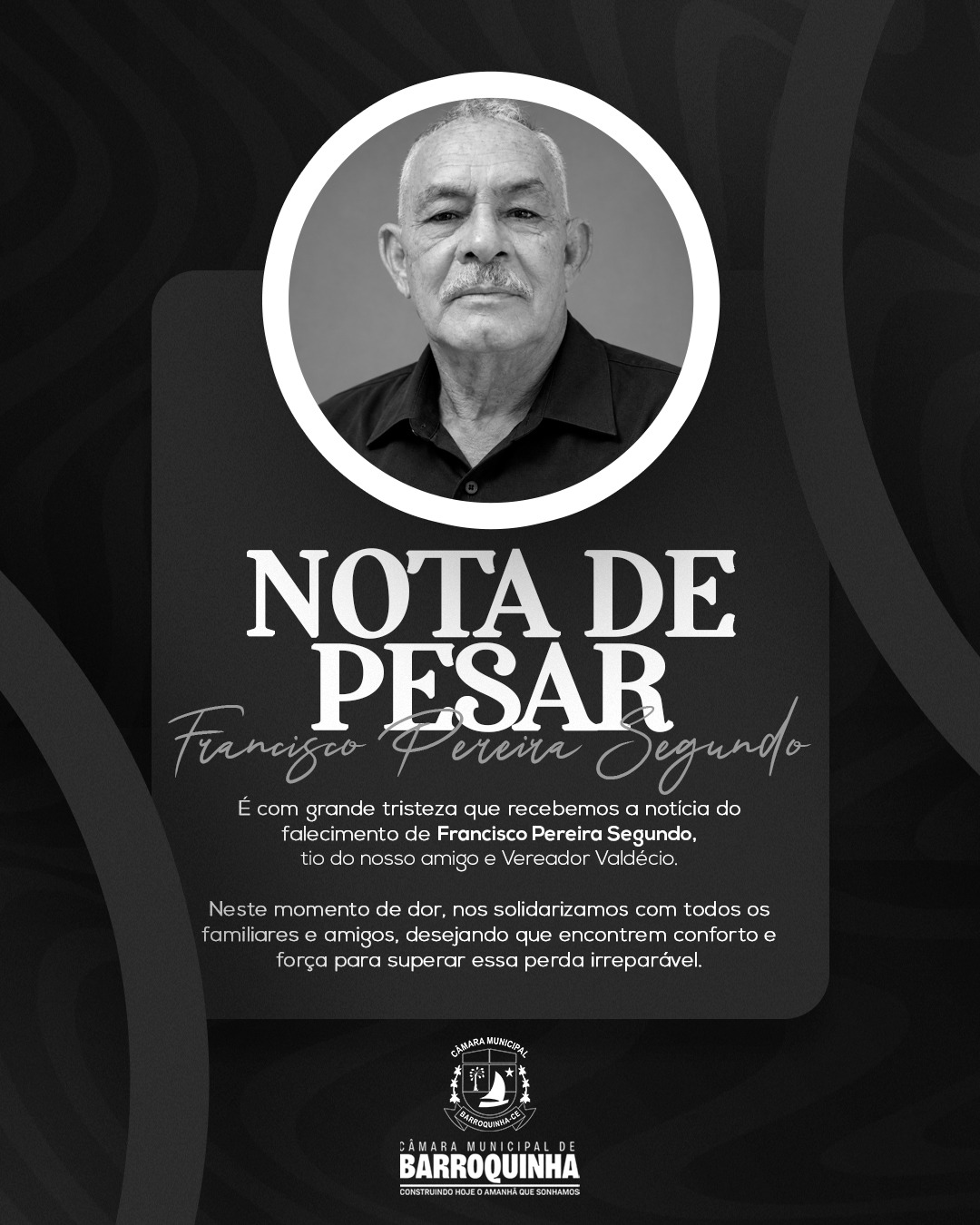Nota de Pesar 🖤