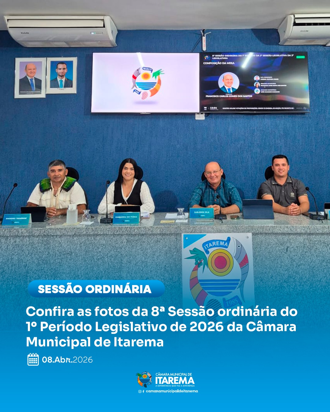 8ª Sessão Ordinária do 1º Período da 2ª Sessão Legislativa da 3ª Legislatura (2025–2028)