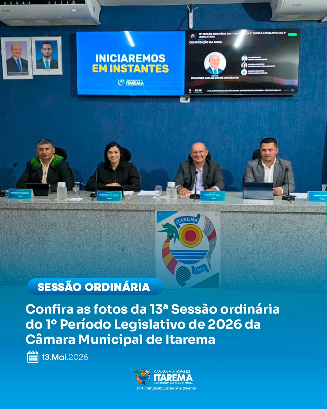 13ª Sessão Ordinária do 1º Período da 2ª Sessão Legislativa da 3ª Legislatura (2025–2028)