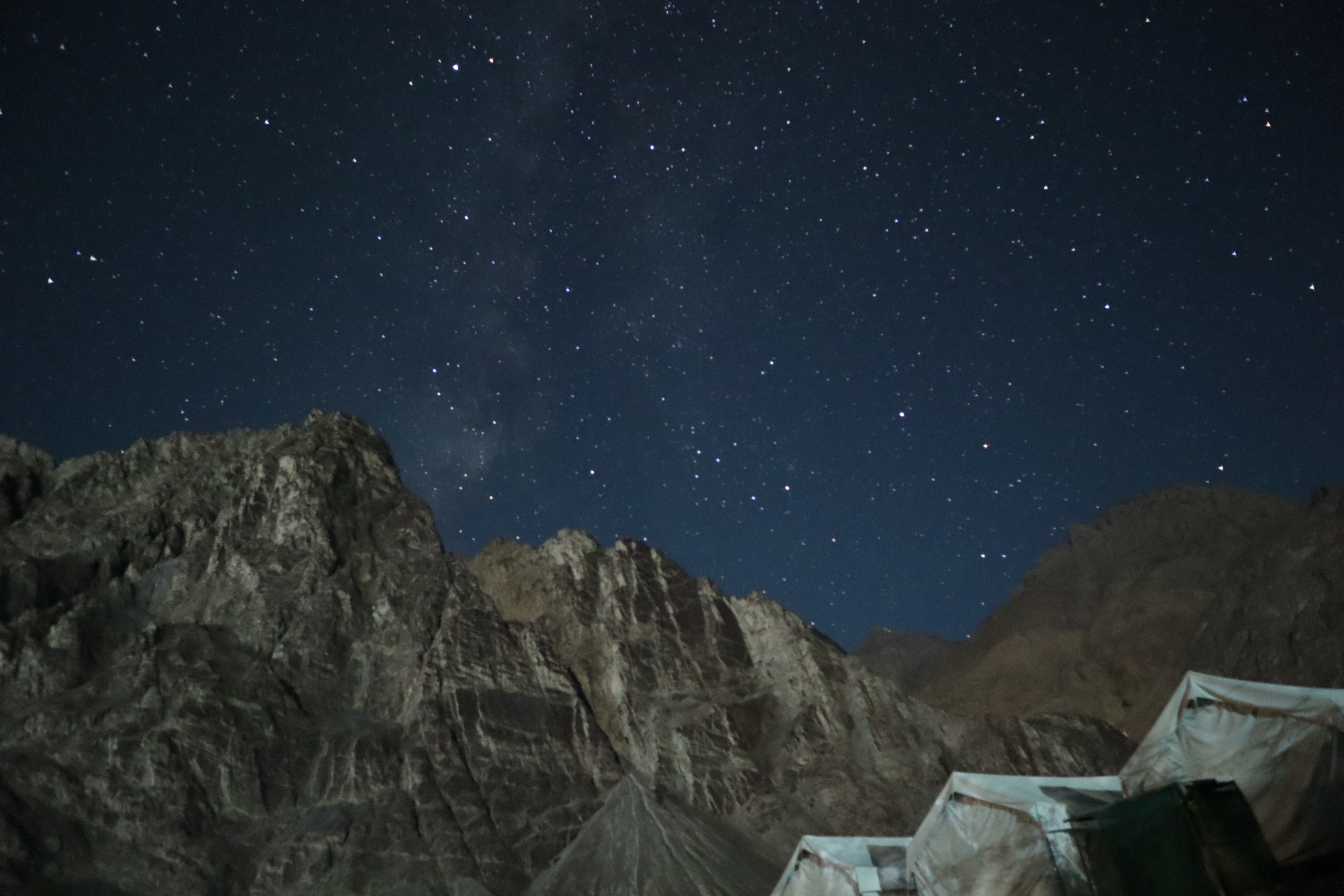 Night Sky from our Camp.