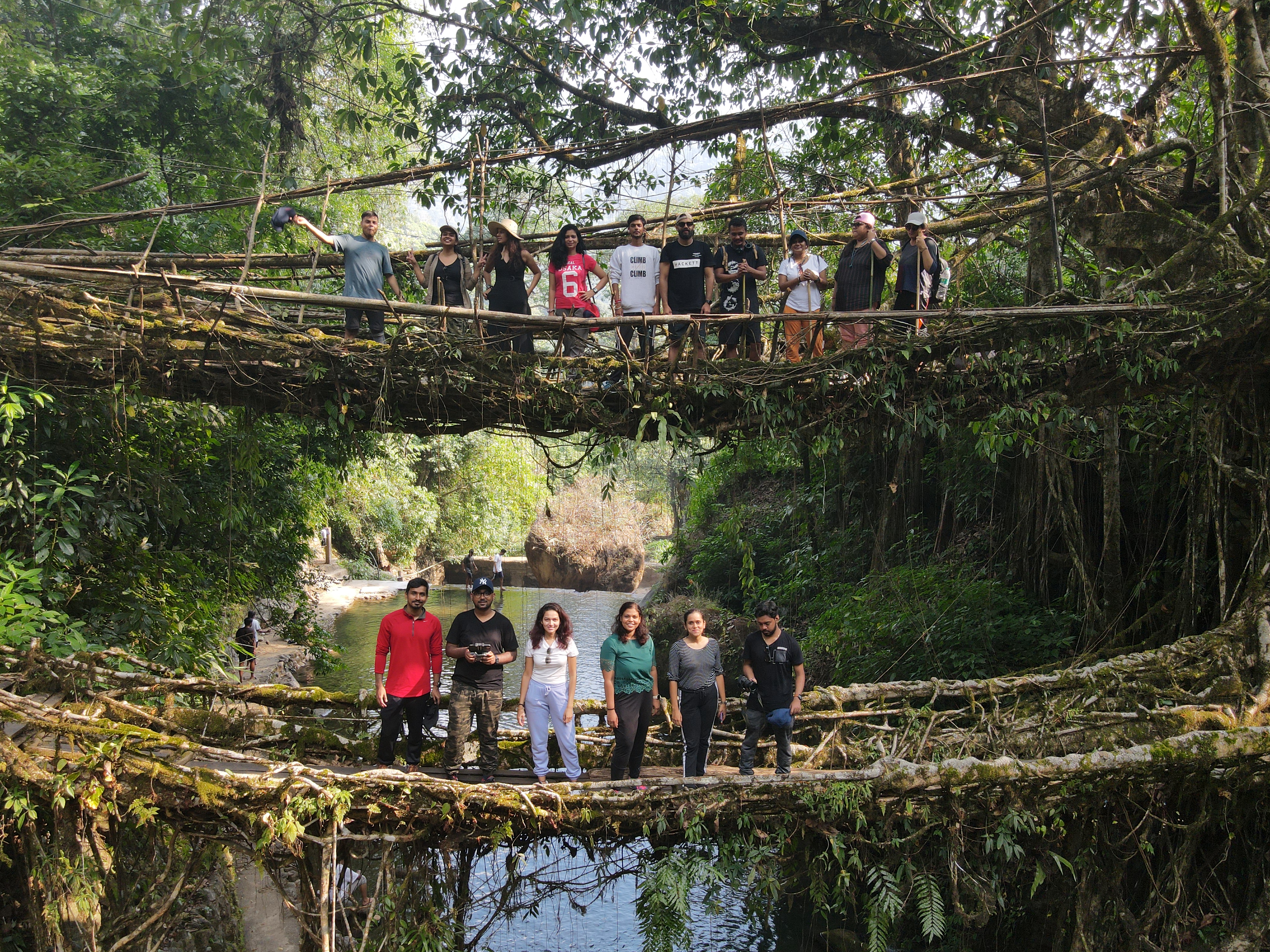 Trek to Living Root Bridge Meghalaya