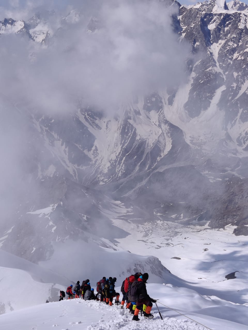 Breathtaking views from the trek