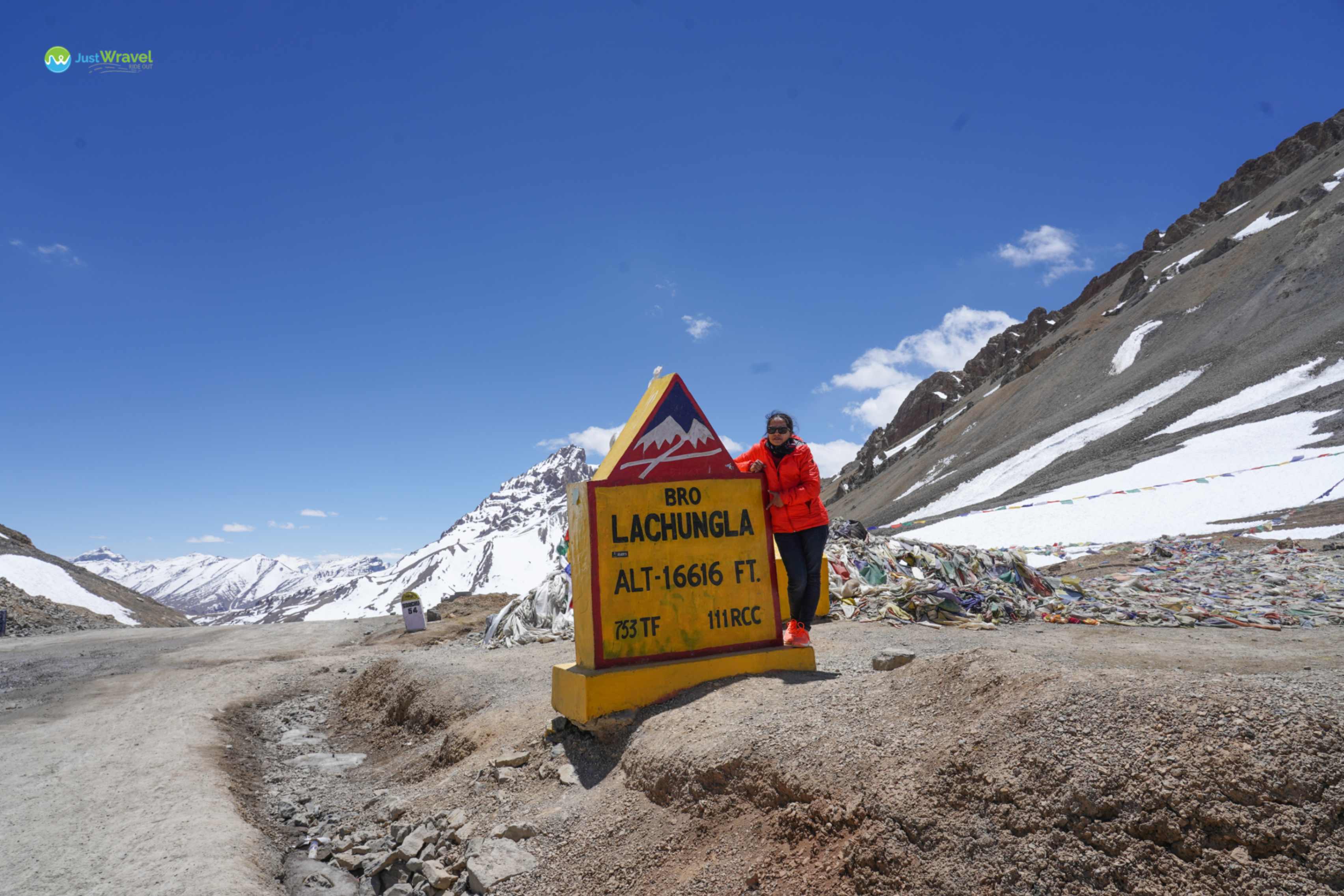 Posing at Lachung La.