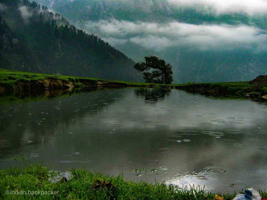 Triund Trek during monsoon. Captured in July