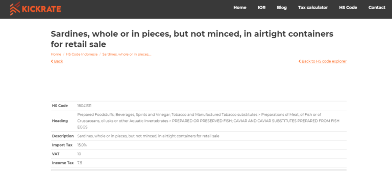 export sea fish from Indonesia