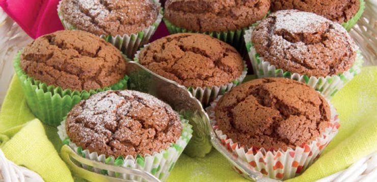 Ricetta dei muffin al cioccolato fondente e caffè | Magpedia