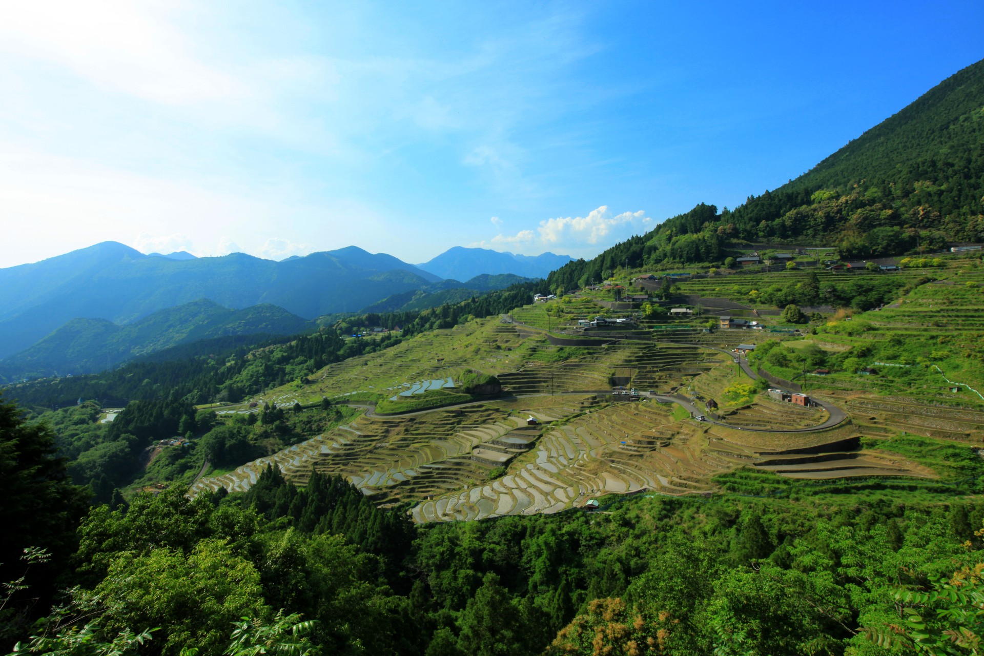 丸山千枚田（田植え前）