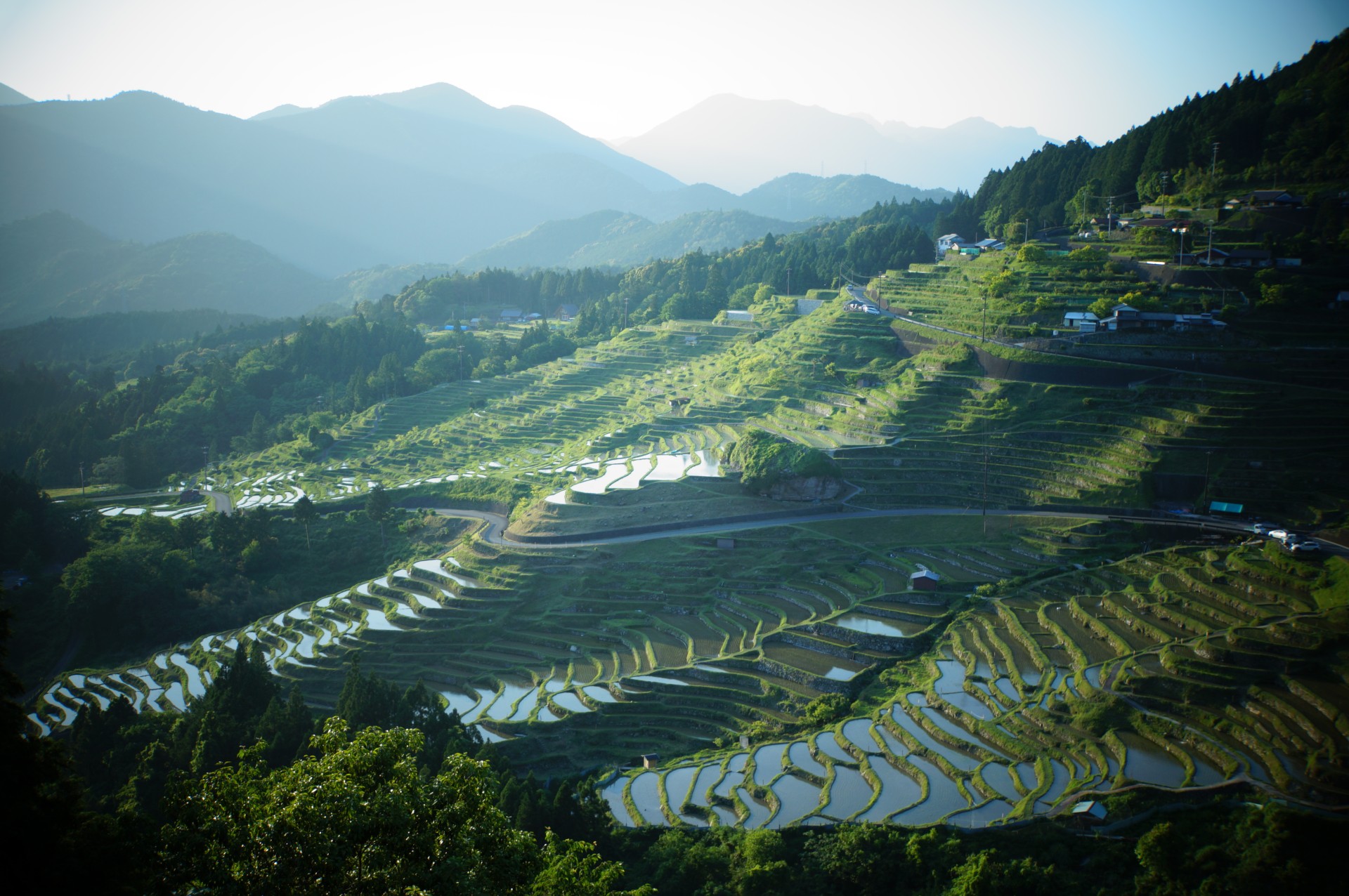 丸山千枚田（田植え前）