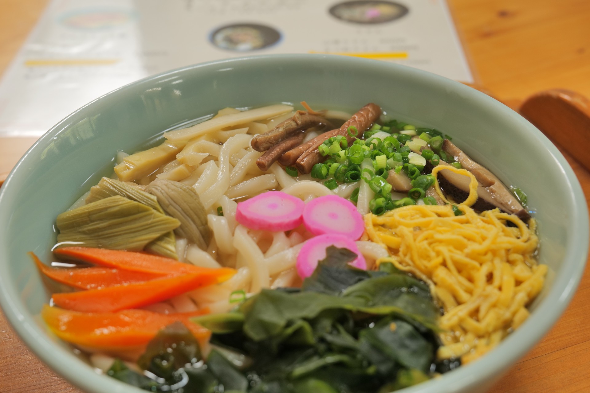 道の駅四万十大正の山菜うどん