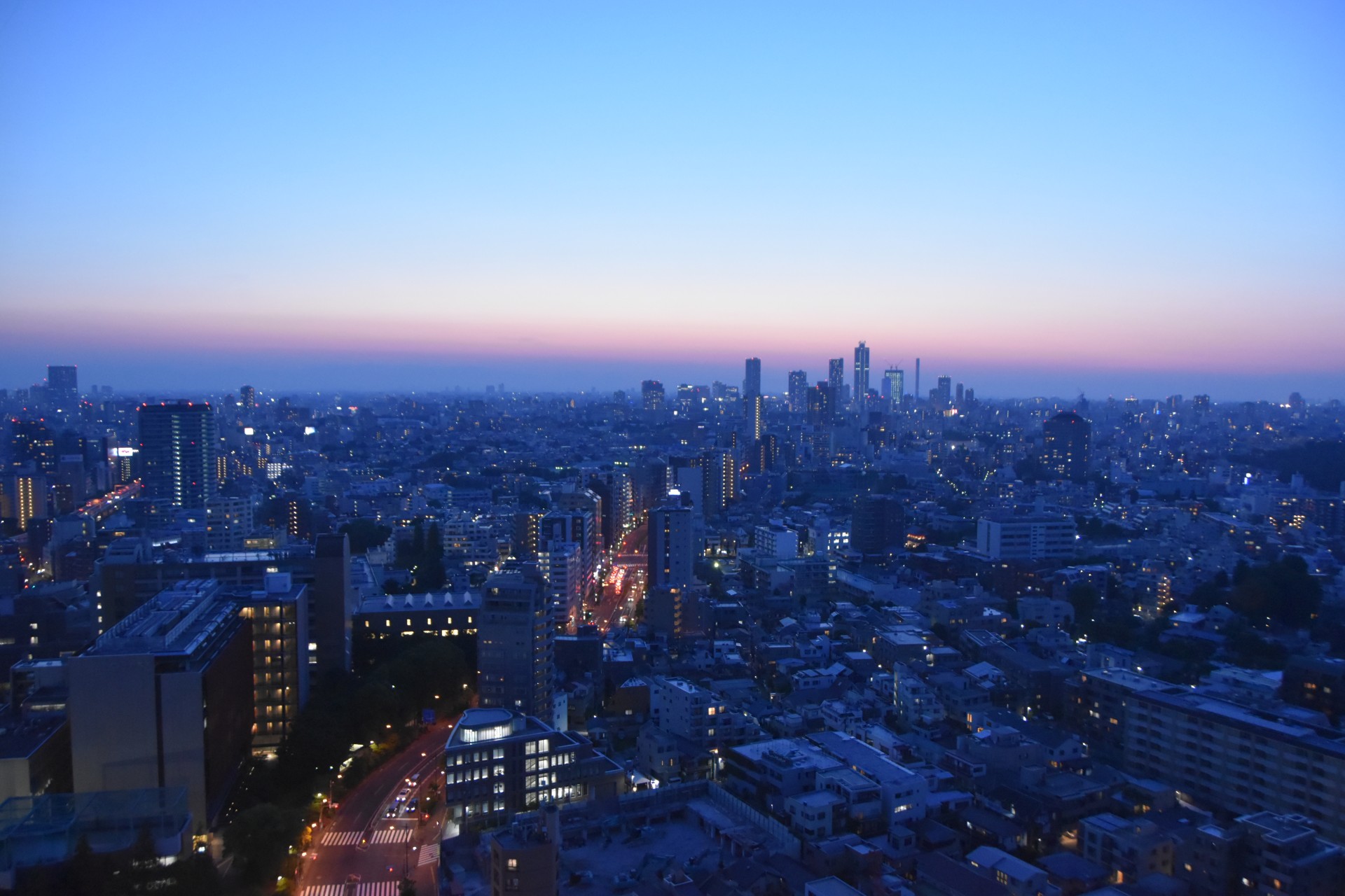 スカイビューラウンジからの夜景４