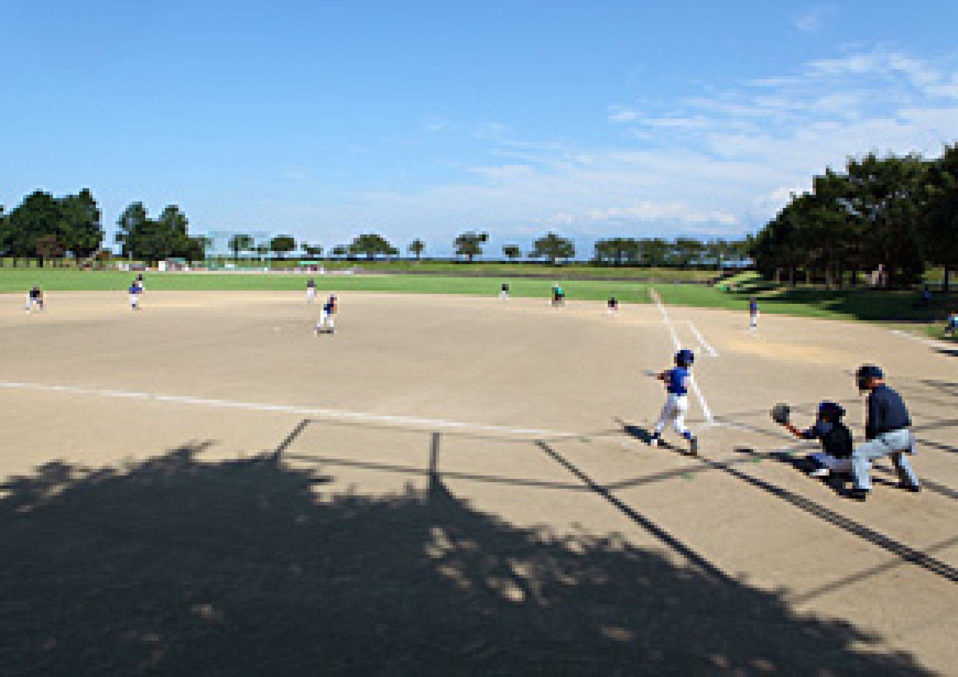 富山県常願寺川公園_野球ひろば