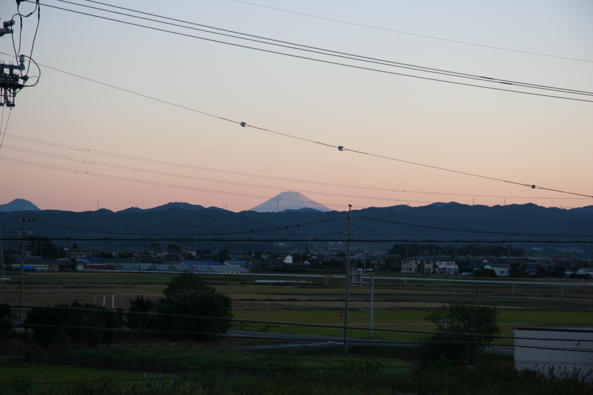 湊命山から見た富士山