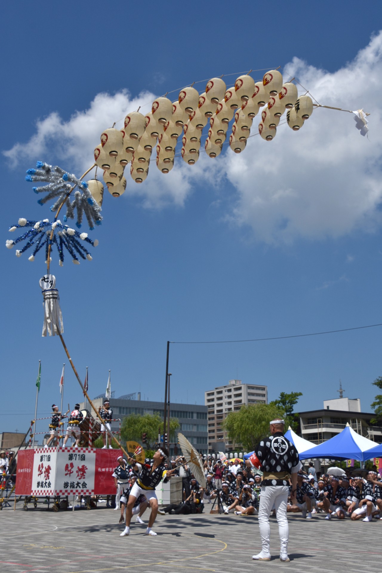 秋田竿燈まつり昼妙技会