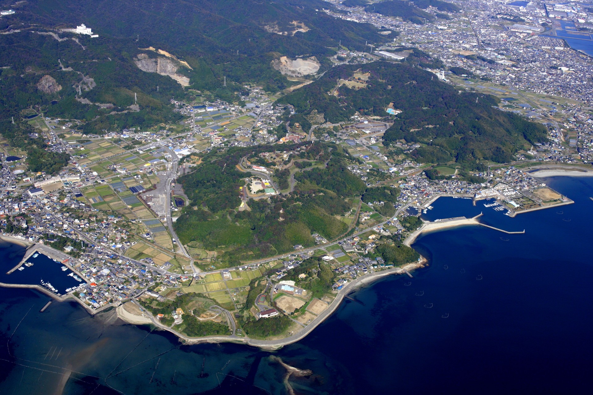 航空写真＿愛知こどもの国周辺(2)