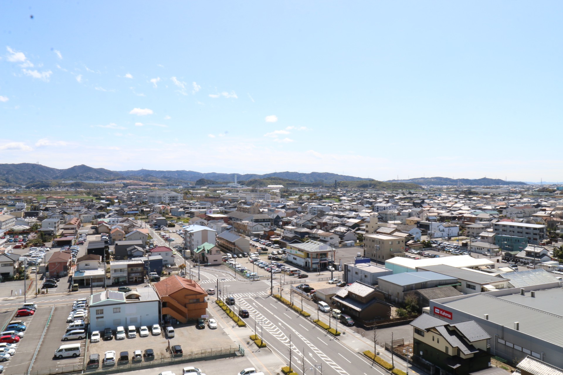 西尾市役所屋上からの風景＿春 (4)