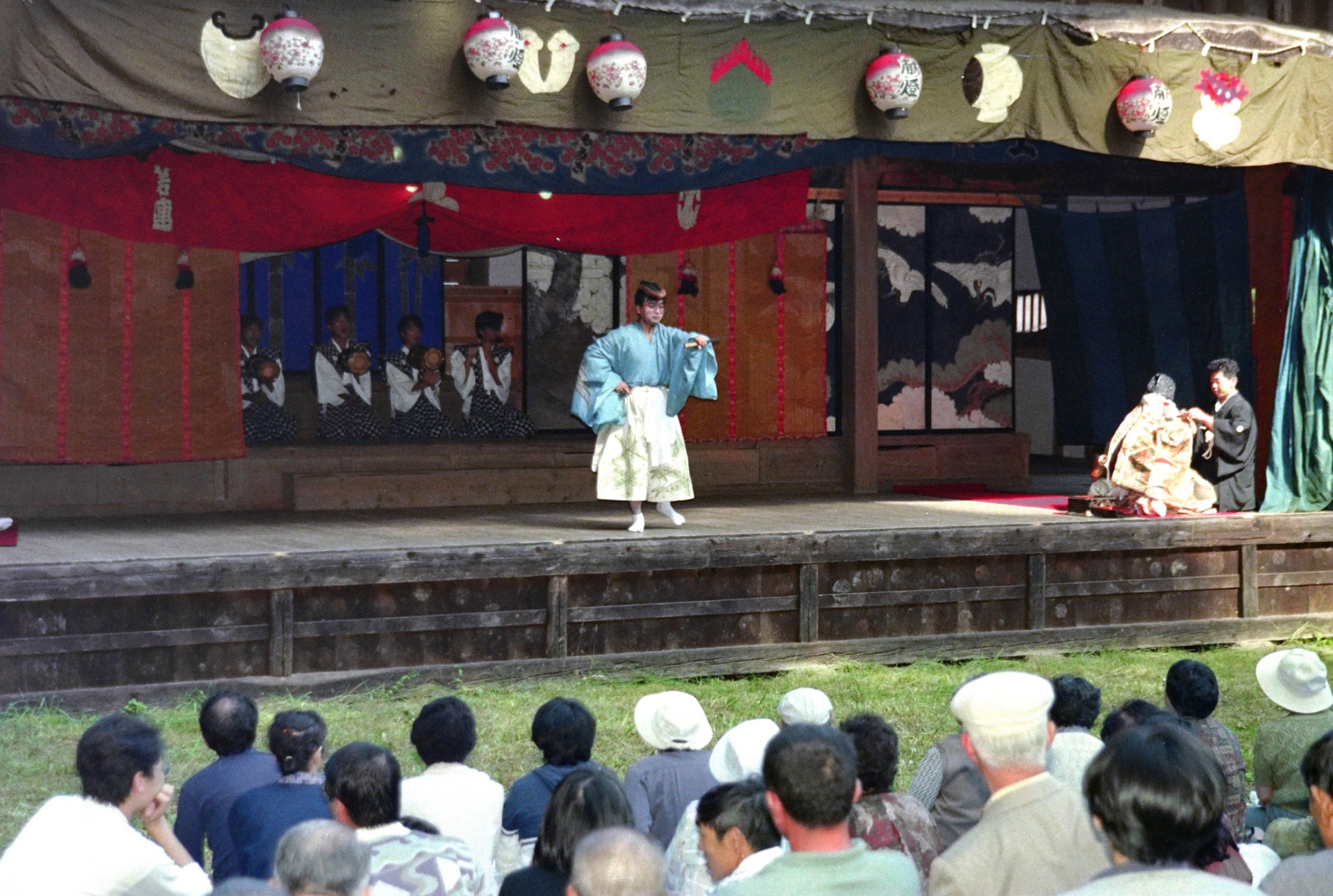 湯原神社の式三番（平成6年）