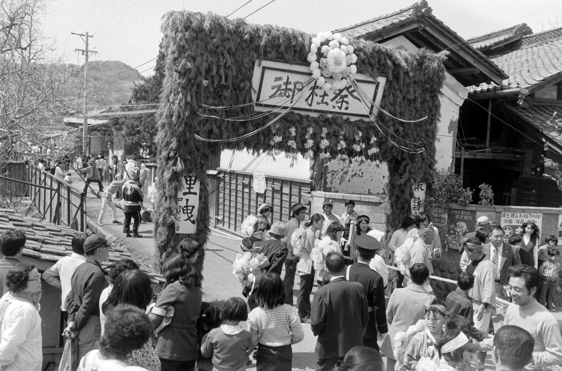 今岡諏訪神社御柱祭（昭和４９年）②