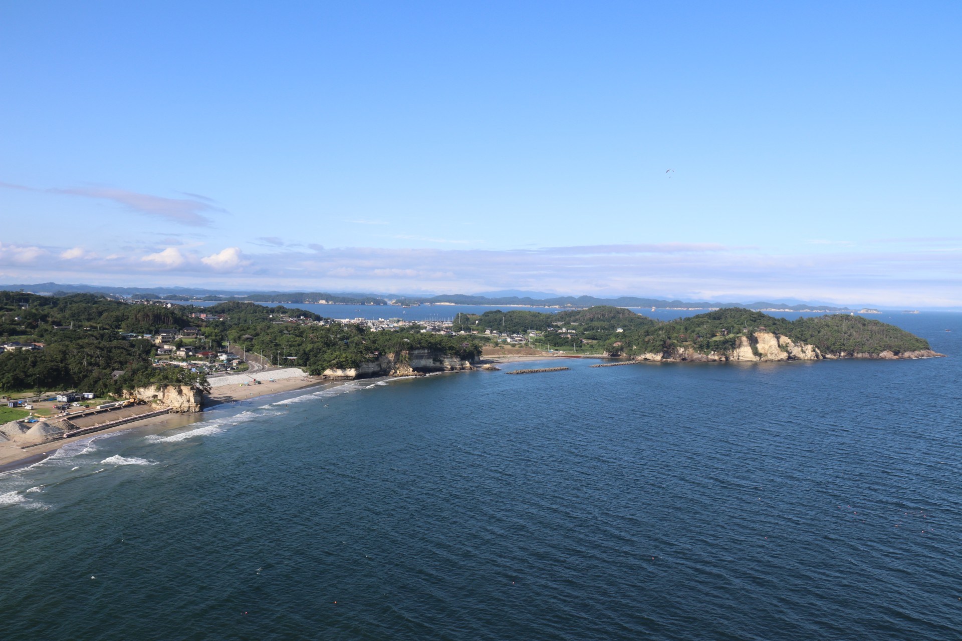 空から見た小豆浜・表浜