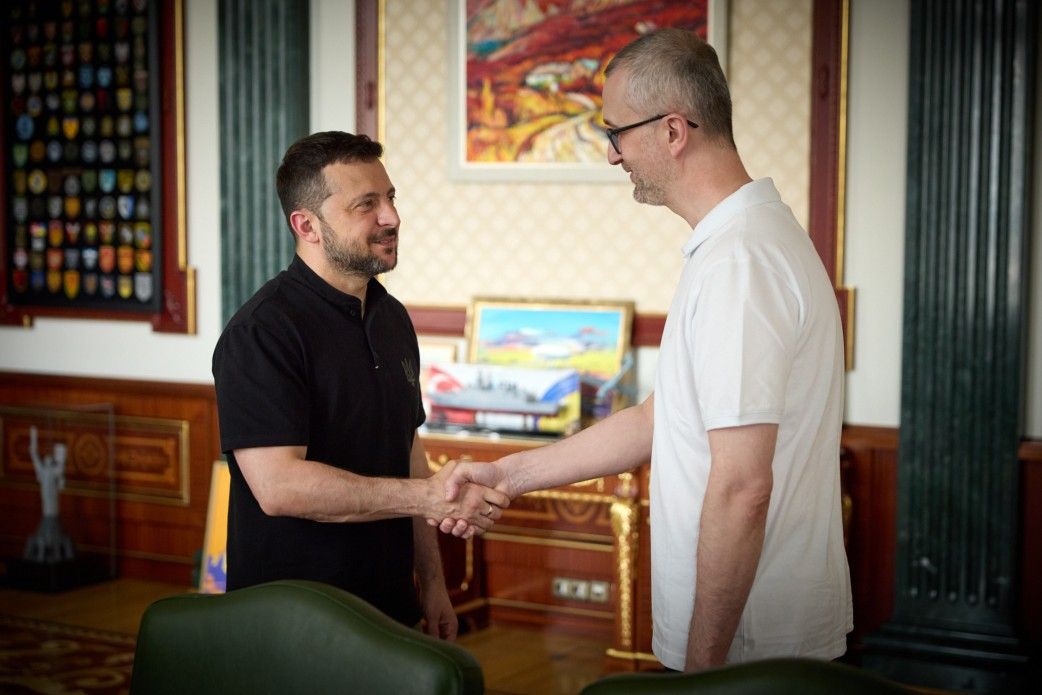 Президент зустрівся зі звільненим із російського полону Наріманом Джелялом