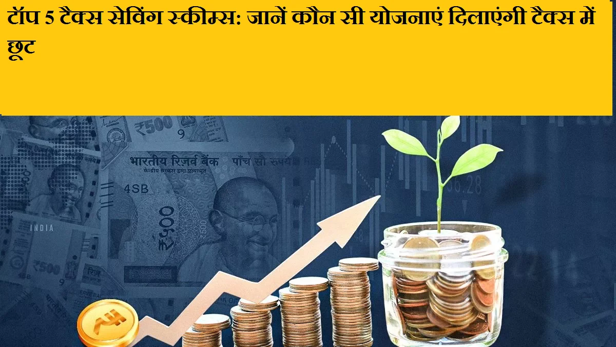 टॉप 5 टैक्स सेविंग स्कीम्स: जानें कौन सी योजनाएं दिलाएंगी टैक्स में छूट