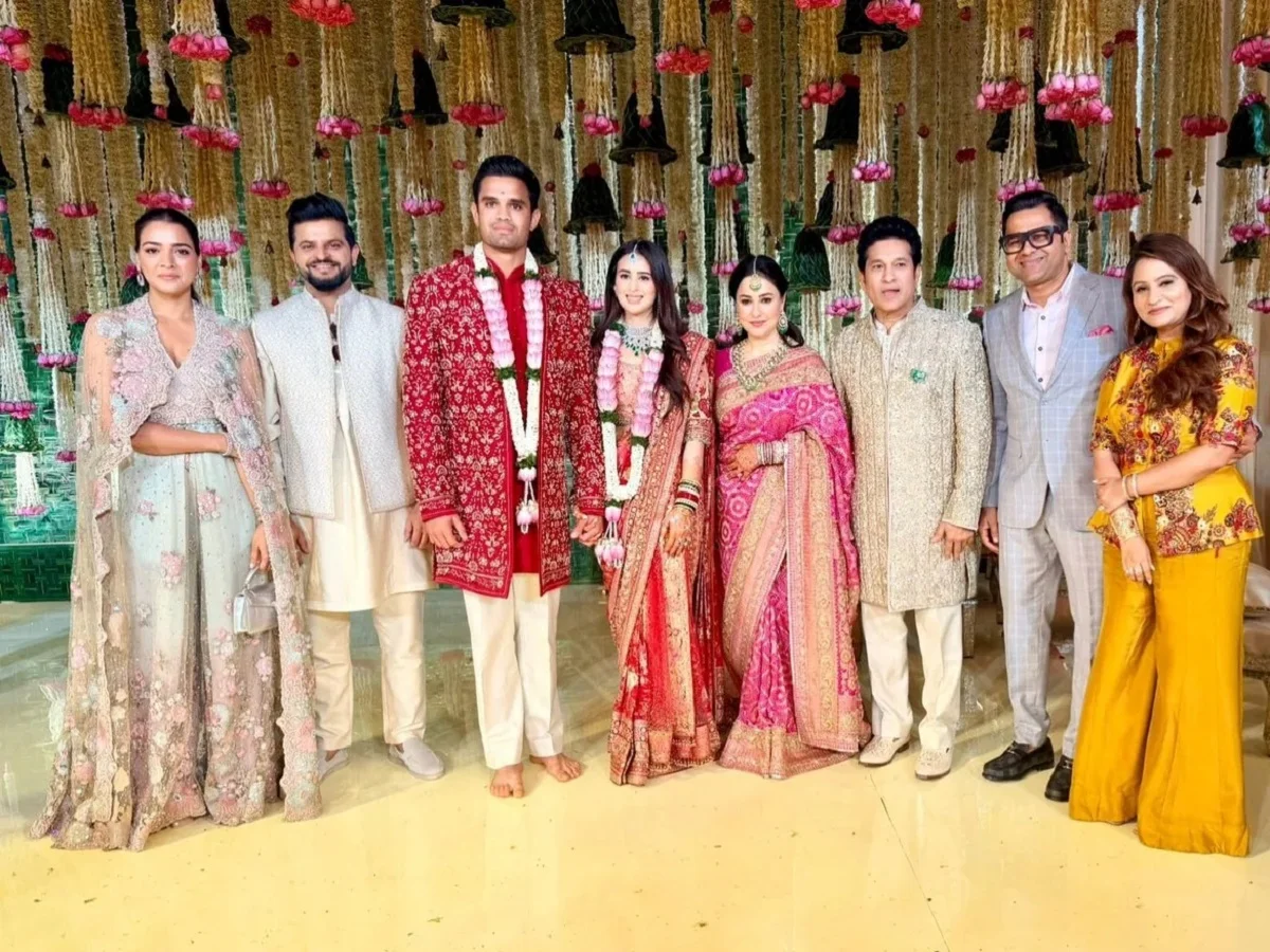 विवाह बंधन में बंधे Arjun Tendulkar, शादी समारोह में शामिल हुए ये दिग्गज