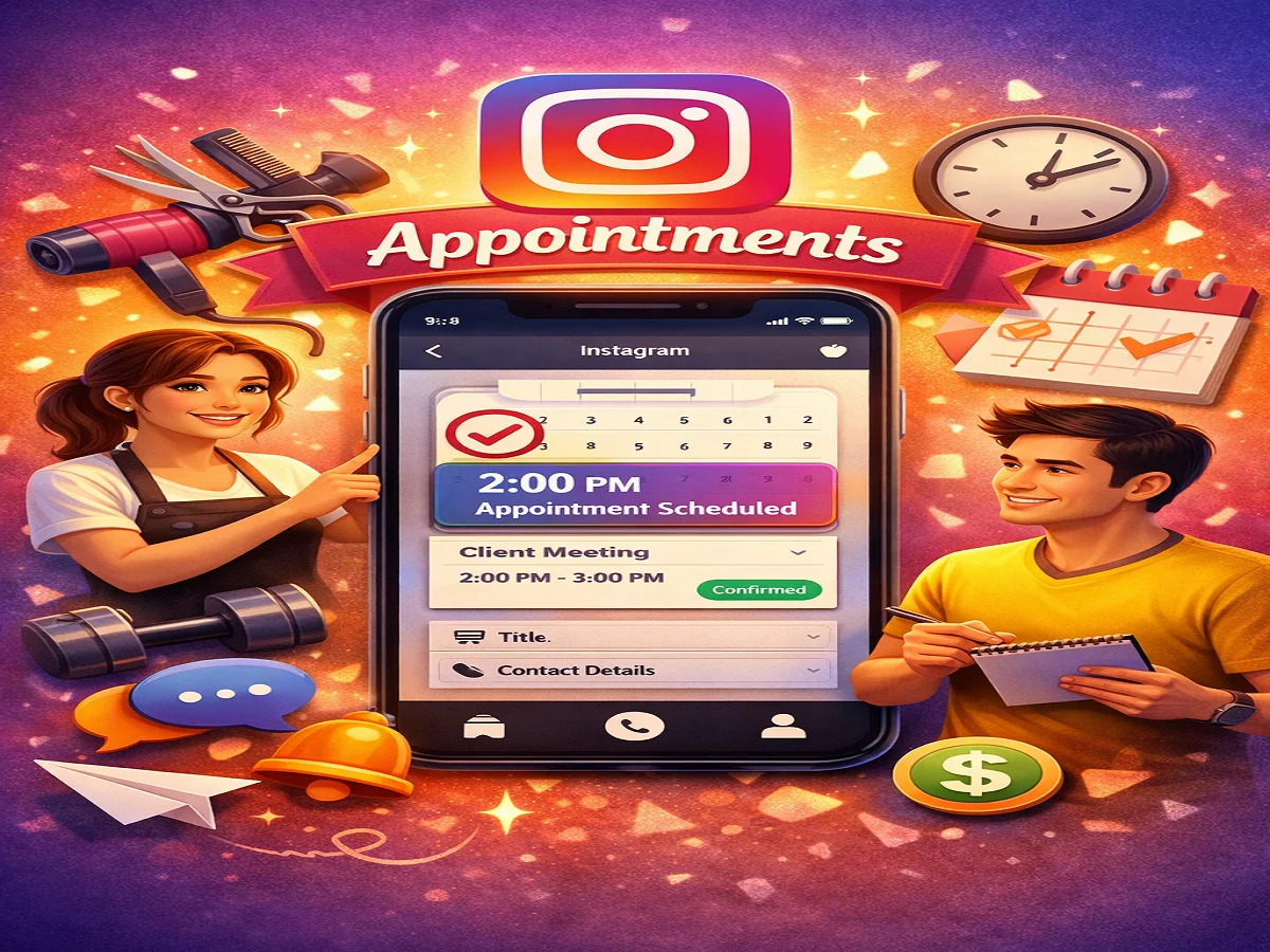 Instagram पर अपॉइंटमेंट कैसे सेट करें: बिजनेस के लिए आसान स्टेप-बाय-स्टेप गाइड