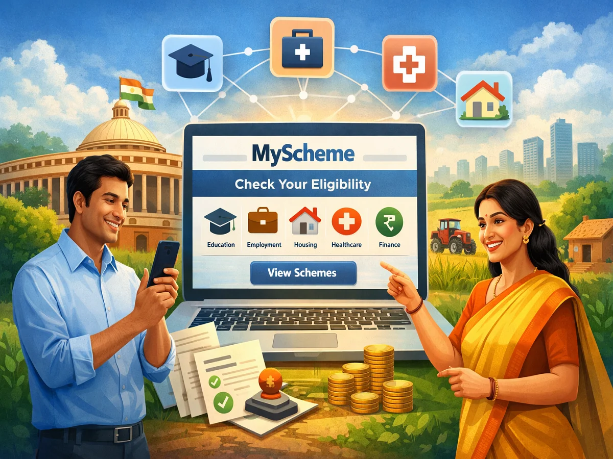 एक ही जगह जानें किस सरकारी योजना का मिलेगा लाभ: MyScheme पोर्टल से मिनटों में चेक करें अपनी पात्रता