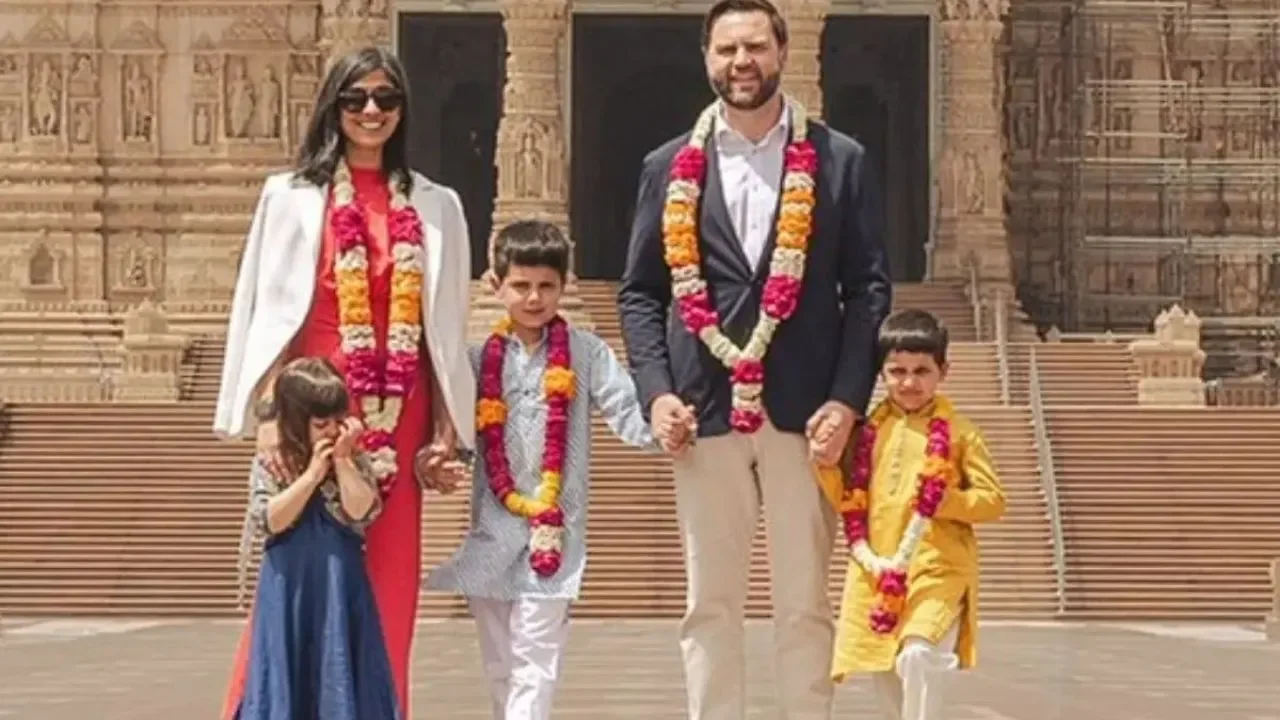 "जयपुर में अमेरिकी उपराष्ट्रपति JD वेंस का शाही स्वागत, आमेर किले की भव्यता देख बोले – 'Wow!'"