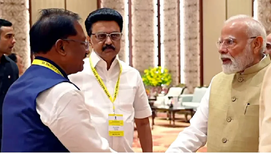 तमिलनाडु के मुख्यमंत्री उदयनिधि स्टालिन नीति आयोग की बैठक में हुए शामिल, कहा- हम ED औऱ मोदी से नहीं डरते... 