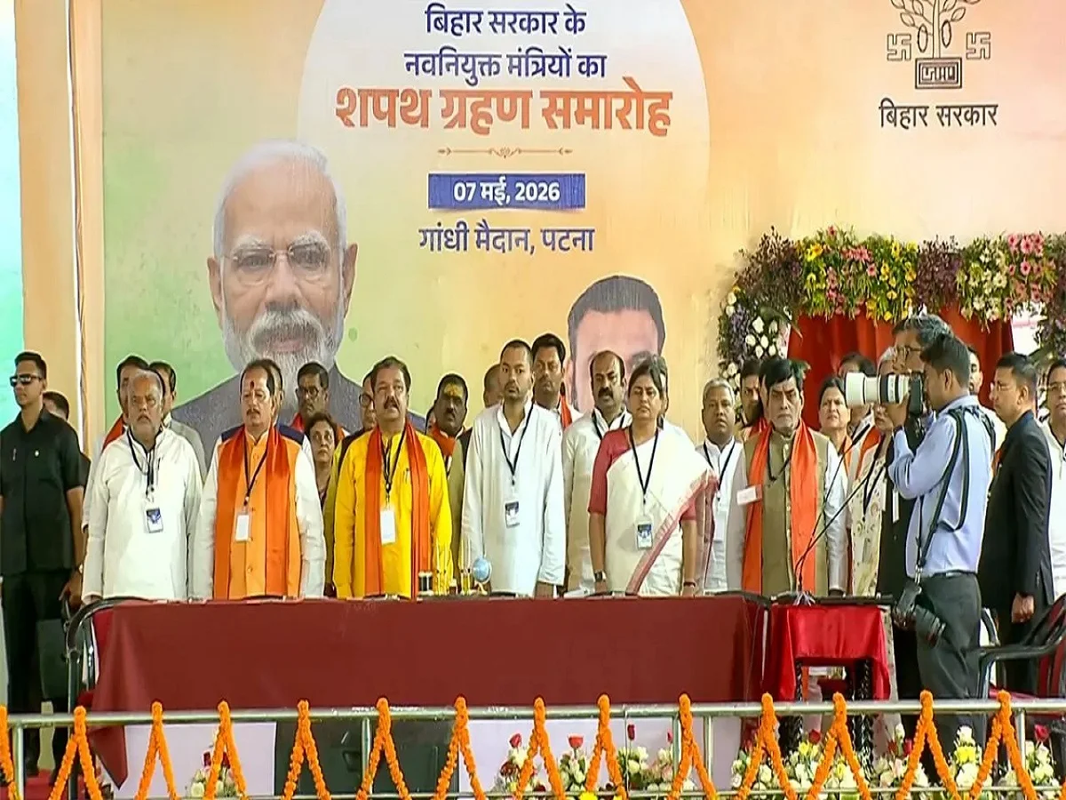 Bihar:  सम्राट चौधरी कैबिनेट का हुआ विस्तार, पूर्व सीएम नीतीश कुमार के बेटे ने ली मंत्री पद की शपथ