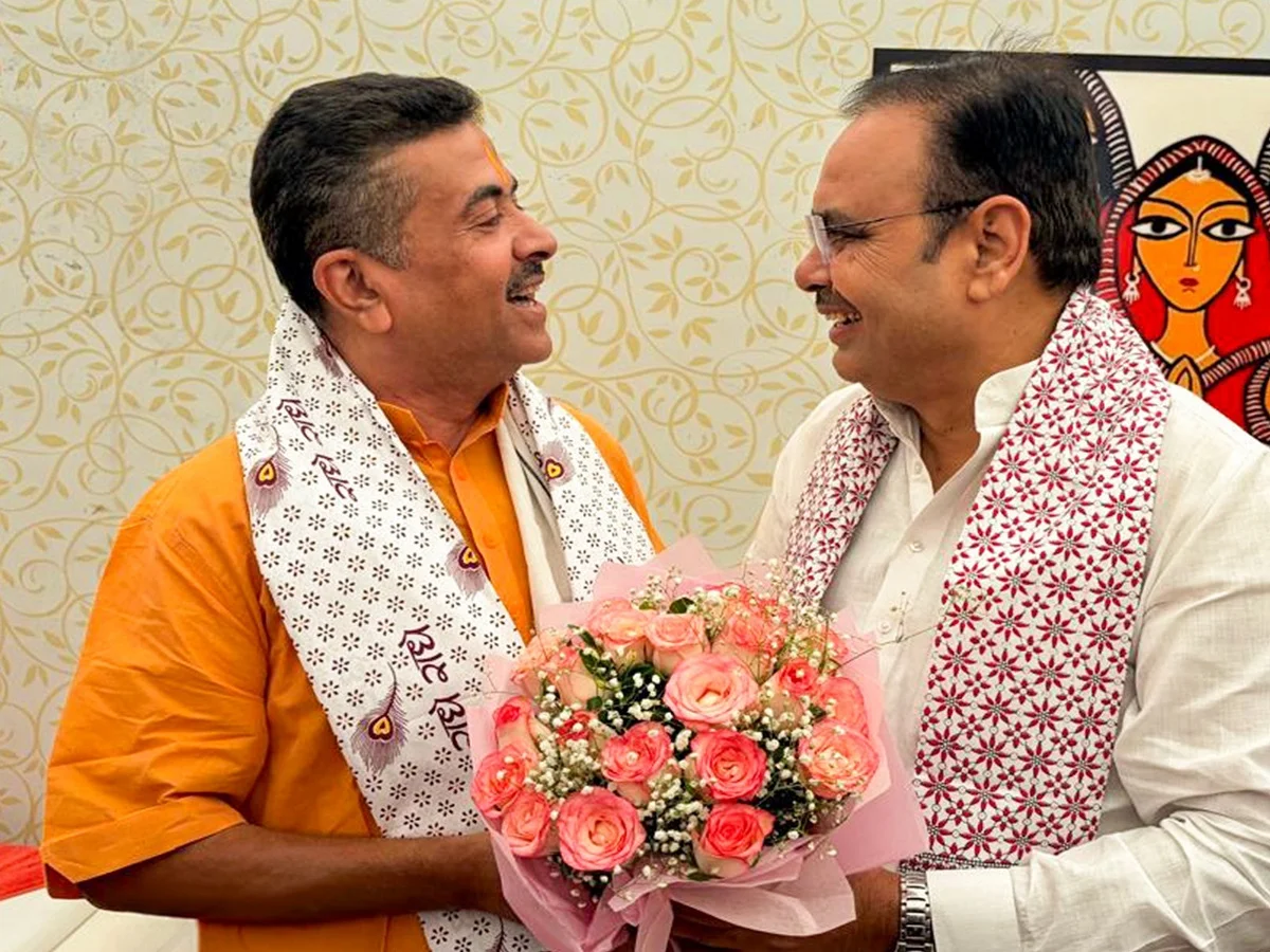 भजनलाल ने पश्चिम बंगाल के नए सीएम सुवेंदु अधिकारी को दी बधाई एवं शुभकामनाएं