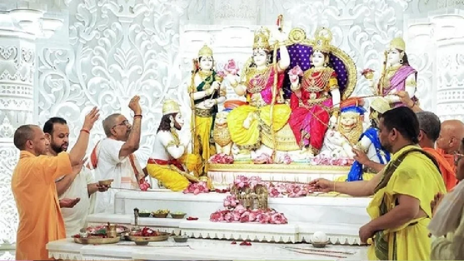अयोध्या के राम मंदिर निर्माण में कुल 45 किलोग्राम शुद्ध सोने का किया गया इस्तेमाल, अनुमानित मूल्य लगभग ₹50 करोड़...
