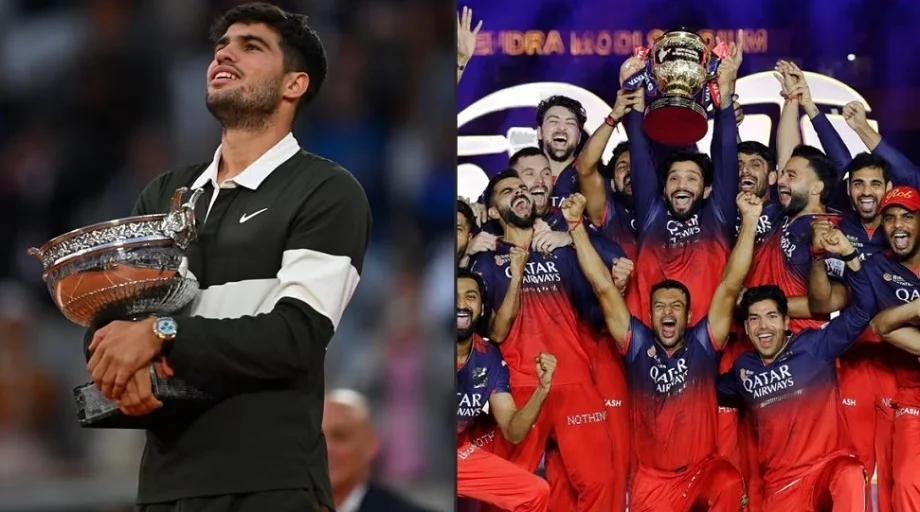 French Open 2025: खिताब जीतने पर अल्कारेज को मिले हैं आईपीएल चैम्पियन आरसीबी से इतने करोड़ रुपए अधिक 