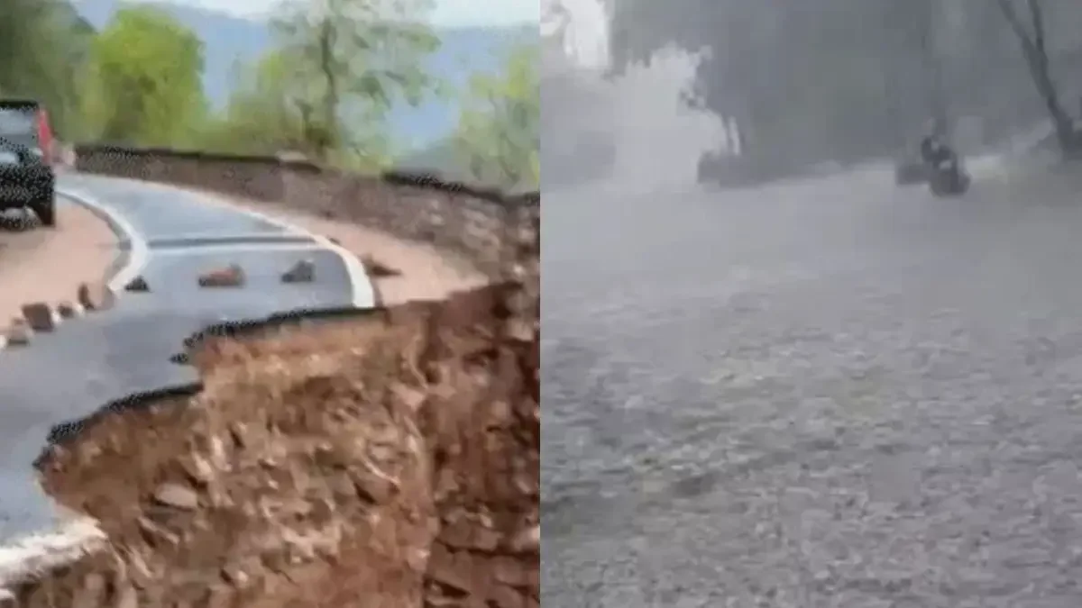 राजस्थान में प्री-मानसून का कहर: बारिश से टूटी सड़कें, अलवर में तबाही, 11 जिलों में ऑरेंज अलर्ट जारी