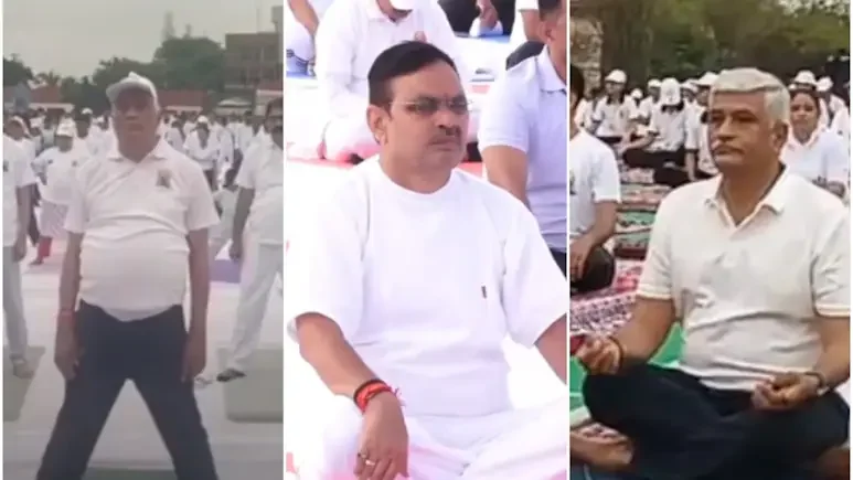 International Yoga Day 2025: राजस्थान में योग का उत्सव, सीएम जैसलमेर में तो वसुंधरा राजे झालावाड़ में कर रहीं नेतृत्व, जानें कौन नेता कहां कर रहे योग