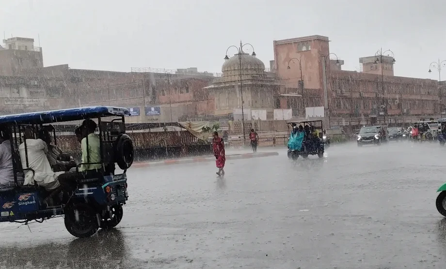 Rajasthan weather update: प्रदेश में भारी बारिश का दौर अभी रहेगा जारी, अब ये है अलर्ट