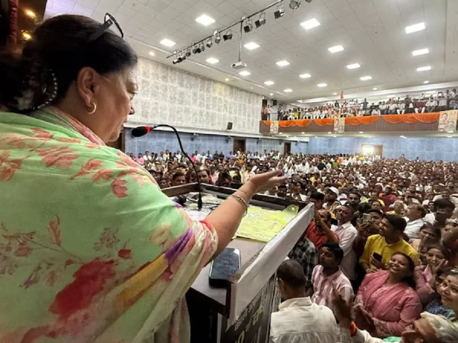 "बीजेपी ही मेरा घर है, मेरी अर्थी ही निकलेगी यहां से" – वसुंधरा राजे का तीखा संदेश, इंदिरा गांधी तक पर किया प्रहार