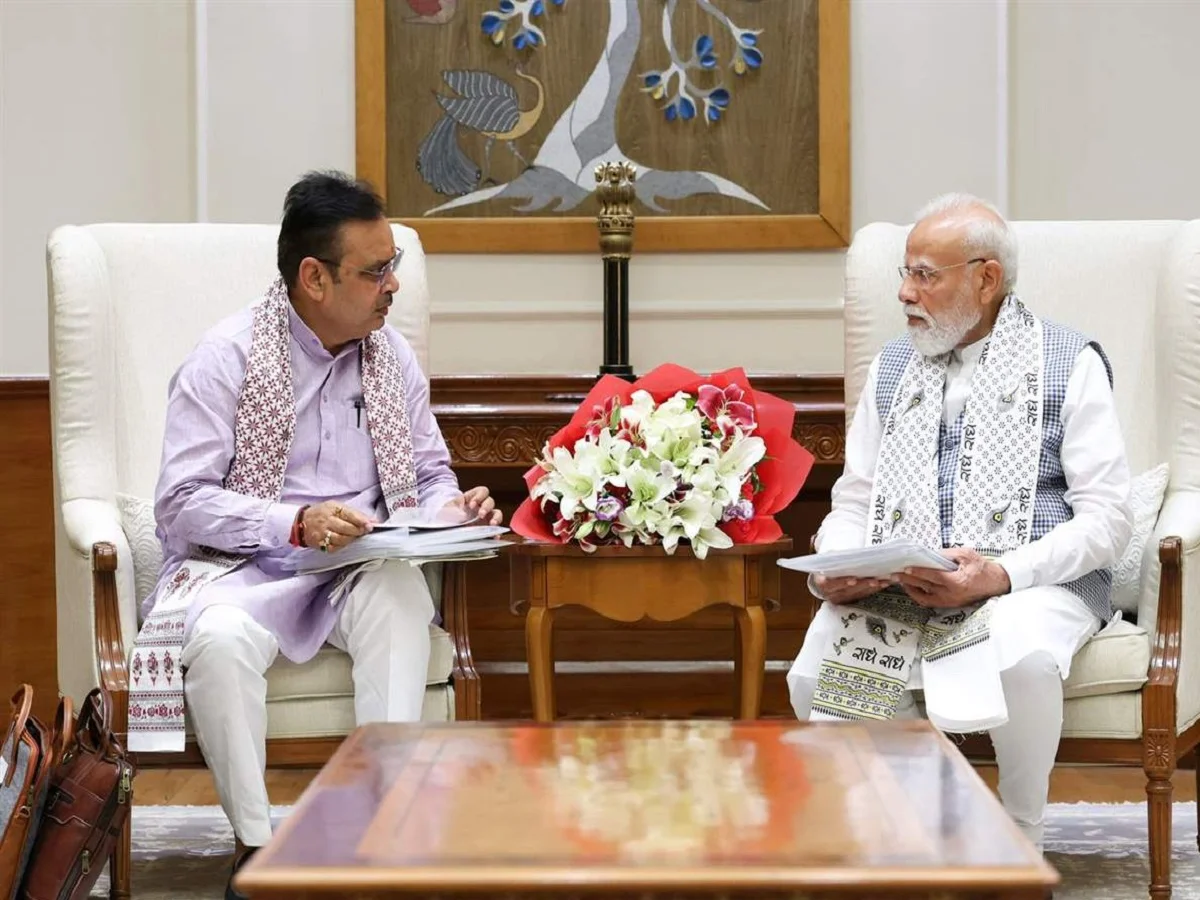 सीएम भजनलाल ने अचानक की पीएम मोदी से भेंट, क्या होने वाला है प्रदेश में कुछ नया!