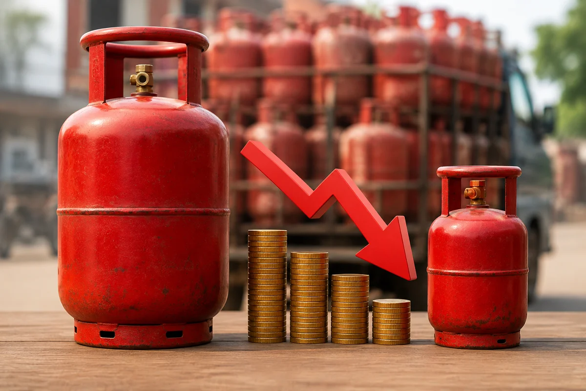 LPG Price Today: एलपीजी सिलेंडर की कीमतों में बड़ी राहत, कमर्शियल गैस सस्ती हुई, छोटा सिलेंडर भी हुआ सस्ता