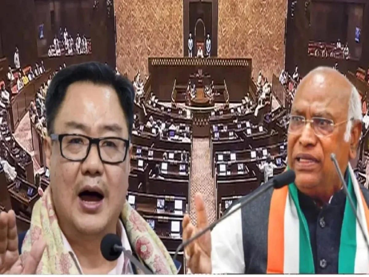 खड़गे और रिजिजू के बीच हुई तीखा बहस, कांग्रेस के राष्ट्रीय अध्यक्ष ने बोल दी ये बात